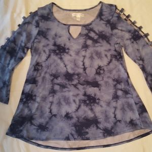 New York Laundry, 3/4 open arm sleeve shirt, Sz L